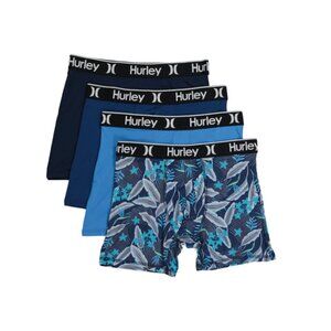 HURLEY Blue 4pk Boxer Briefs